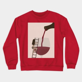 Wine glass Crewneck Sweatshirt